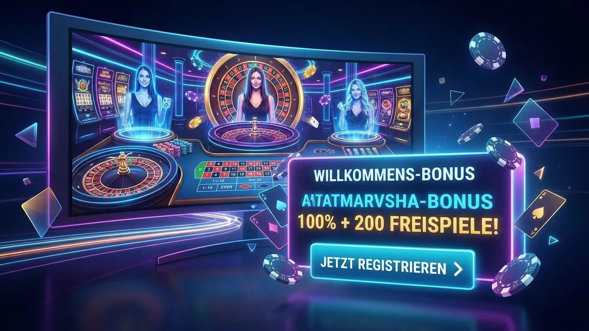 Registrieren mit Bonus